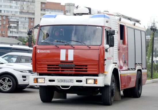 EMERCOM firefighting drill in Khabarovsk Territory