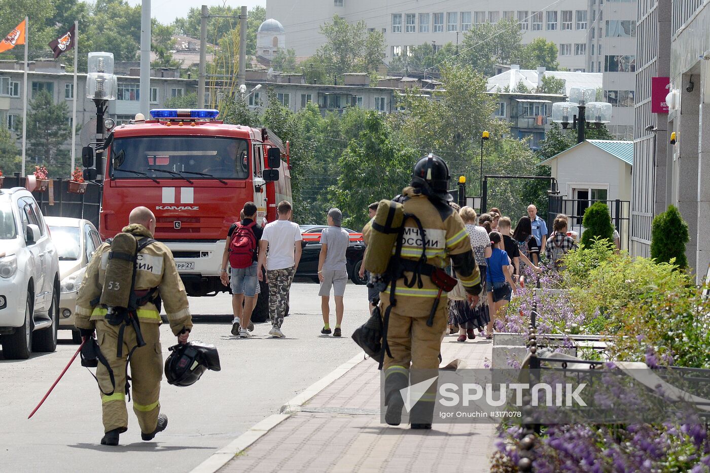 EMERCOM firefighting drill in Khabarovsk Territory