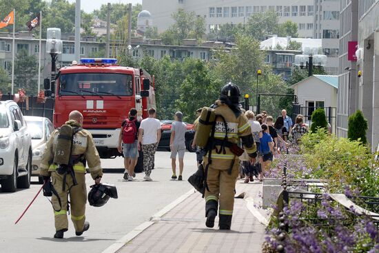 EMERCOM firefighting drill in Khabarovsk Territory