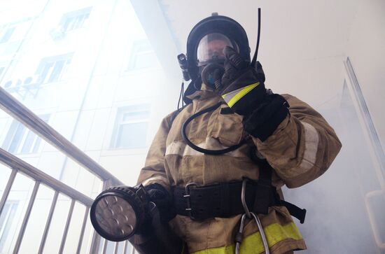 EMERCOM firefighting drill in Khabarovsk Territory