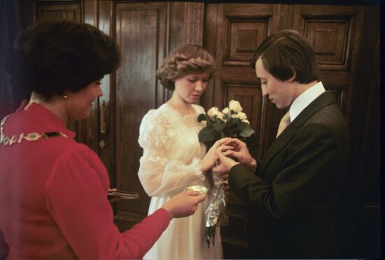 Wedding of Anatoly Karpov and Irina Kuimova