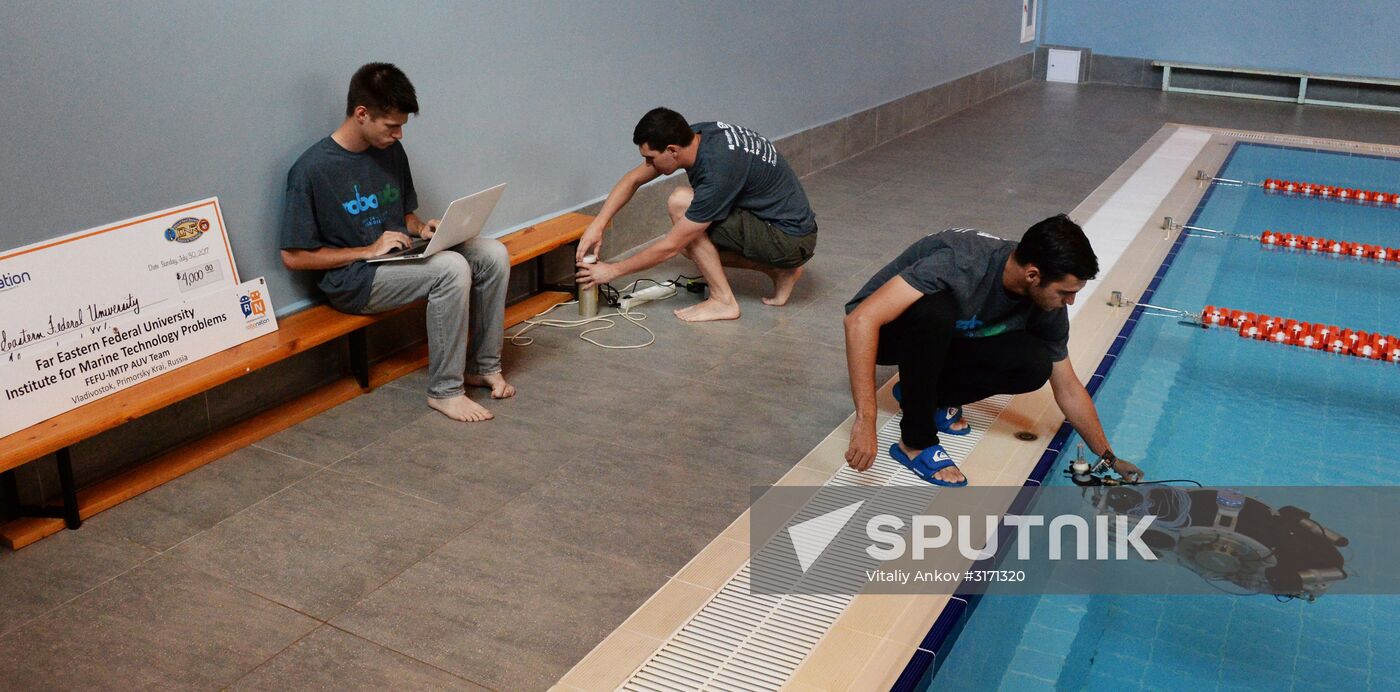 Far Eastern Federal University presents underwater robot