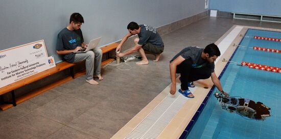 Far Eastern Federal University presents underwater robot