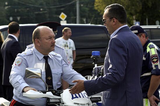 Kalashnikov Concern presents first Izh electric motorcycles for traffic police