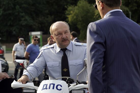 Kalashnikov Concern presents first Izh electric motorcycles for traffic police