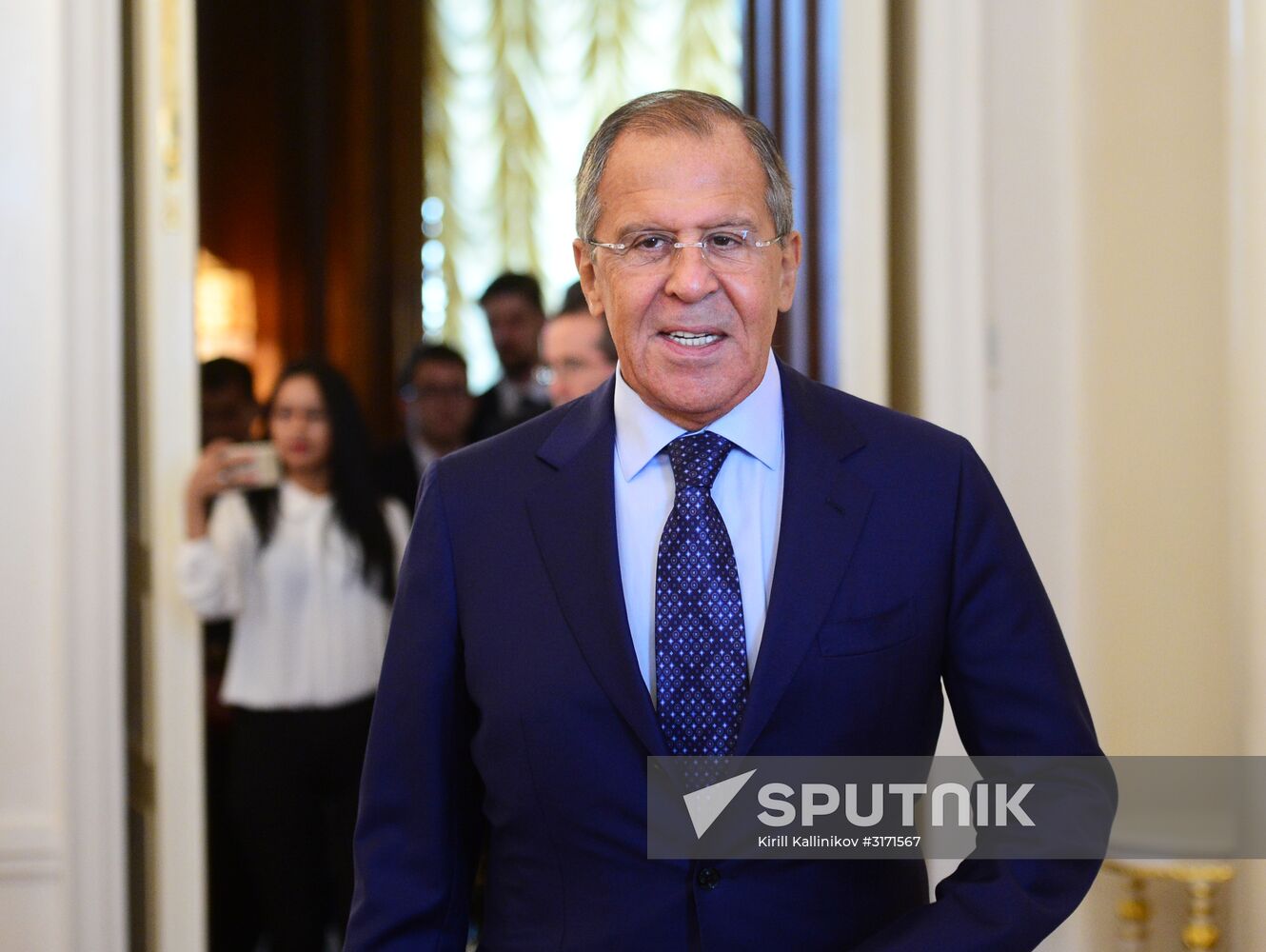 Foreign Minister Sergei Lavrov meets with Foreign Minister of Bolivia Fernando Huanacuni Mamani