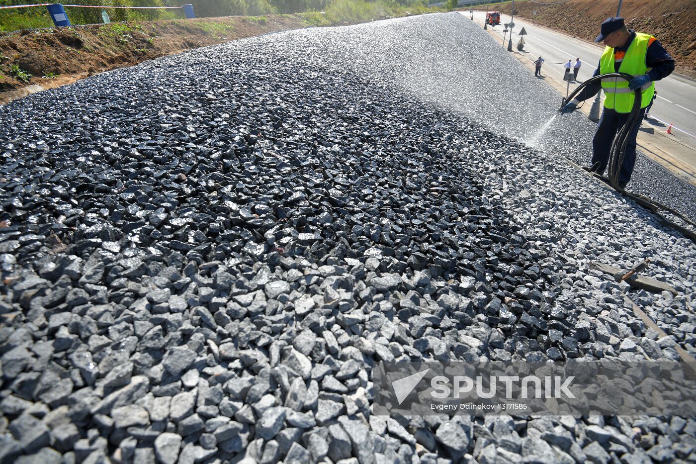 Slope protection on Moscow Ring Road (MKAD)