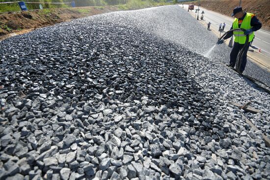 Slope protection on Moscow Ring Road (MKAD)