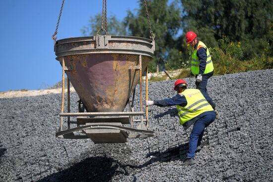 Slope protection on Moscow Ring Road (MKAD)