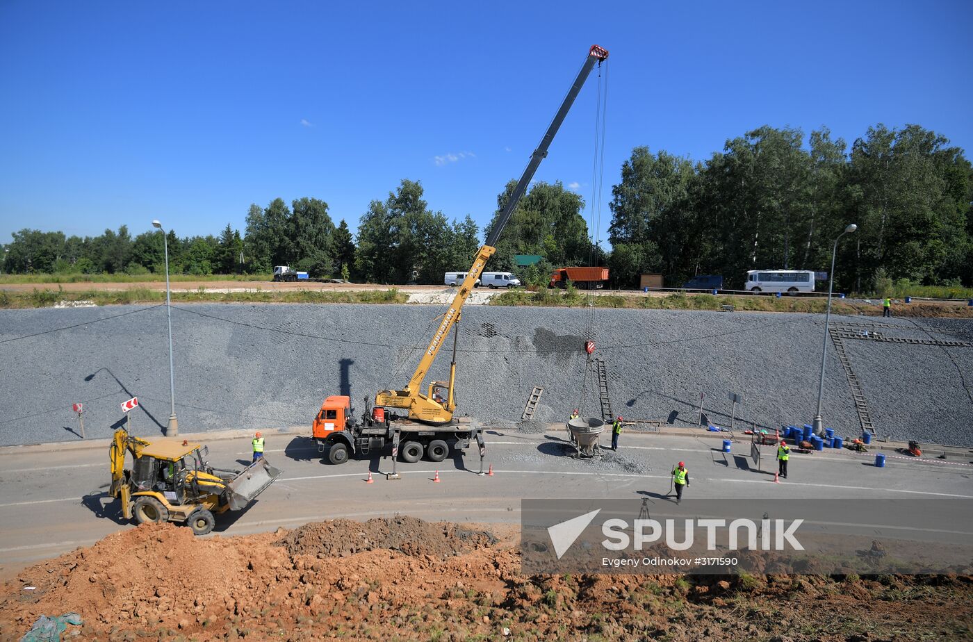 Slope protection on Moscow Ring Road (MKAD)