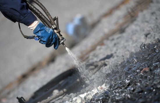 Slope protection on Moscow Ring Road (MKAD)