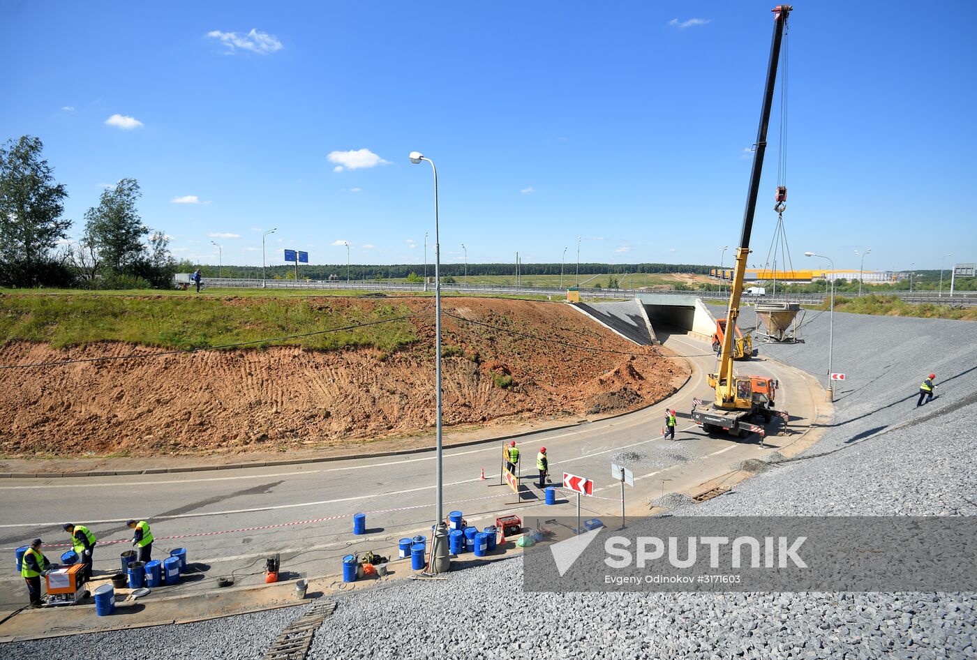 Slope protection on Moscow Ring Road (MKAD)