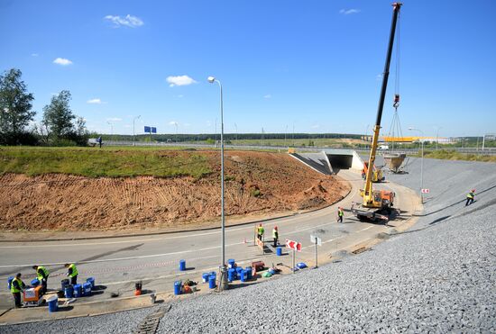 Slope protection on Moscow Ring Road (MKAD)
