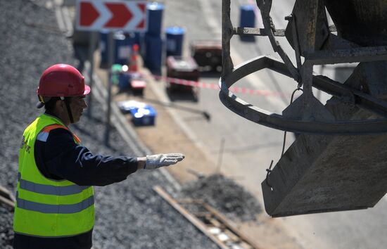 Slope protection on Moscow Ring Road (MKAD)