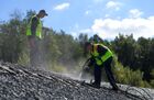 Slope protection works on Moscow Ring Road (MKAD)