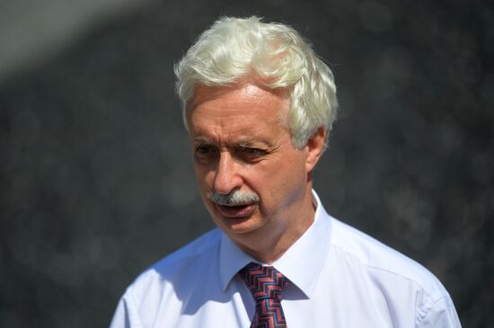 Slope protection works on Moscow Ring Road (MKAD)