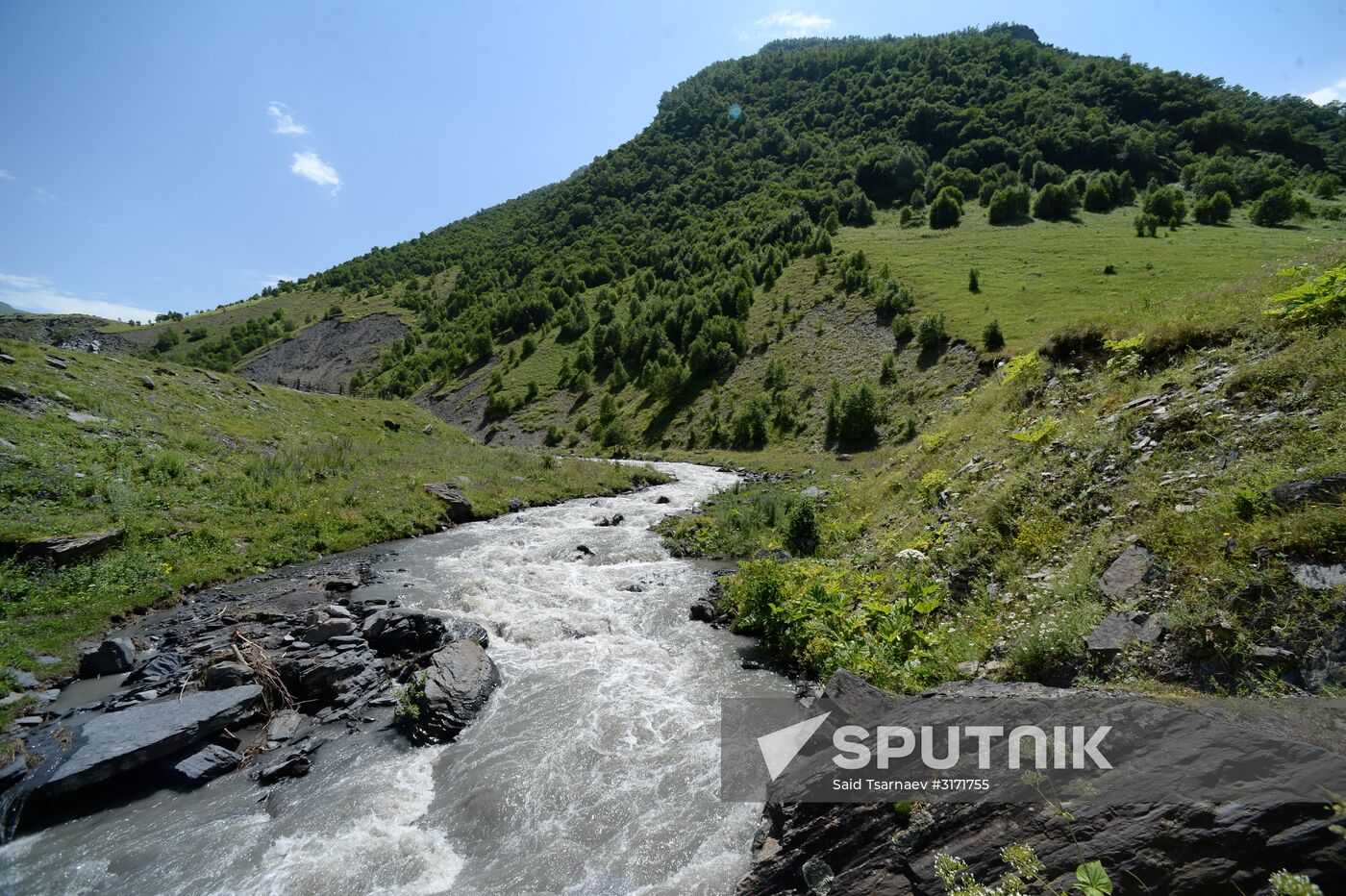 Mountain areas of Chechen Republic