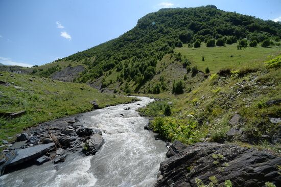 Mountain areas of Chechen Republic
