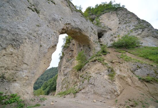 Mountainous areas in Chechnya