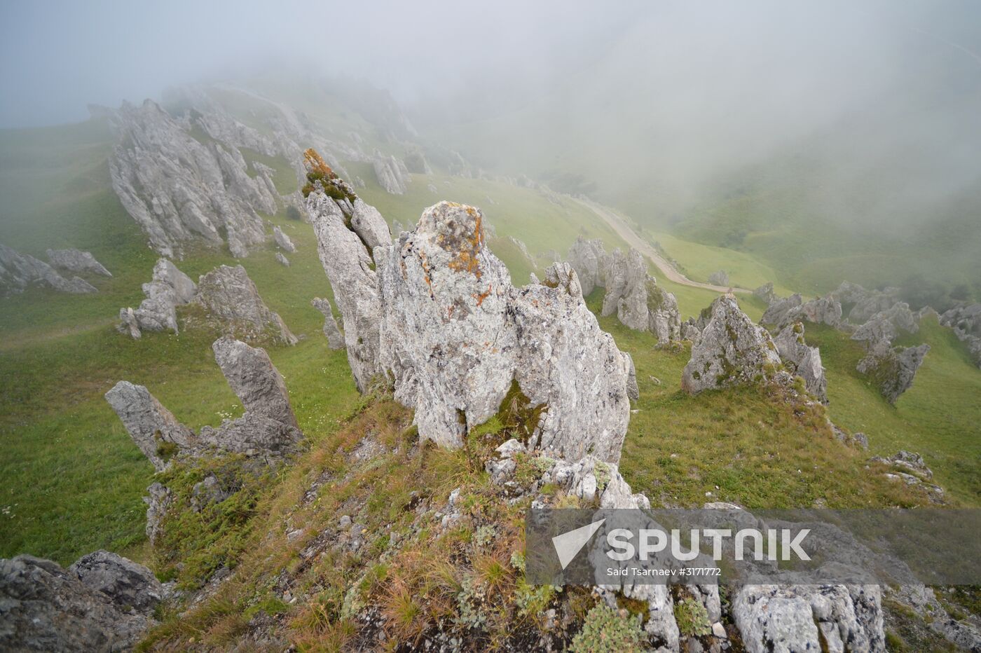 Mountainous areas in Chechnya