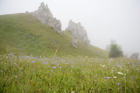 Mountainous areas in Chechnya