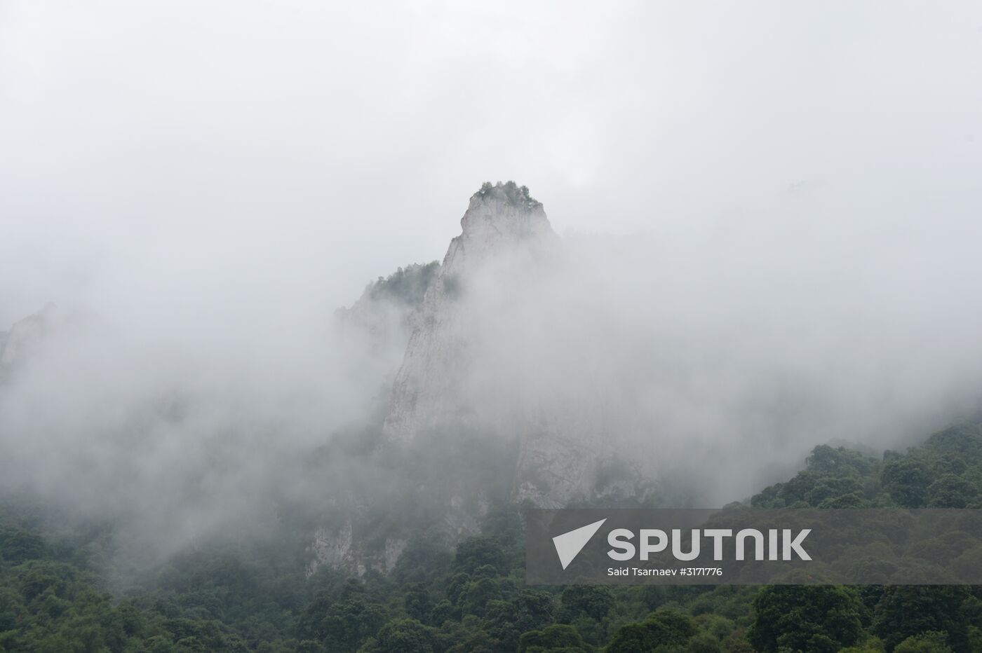 Mountainous areas in Chechnya