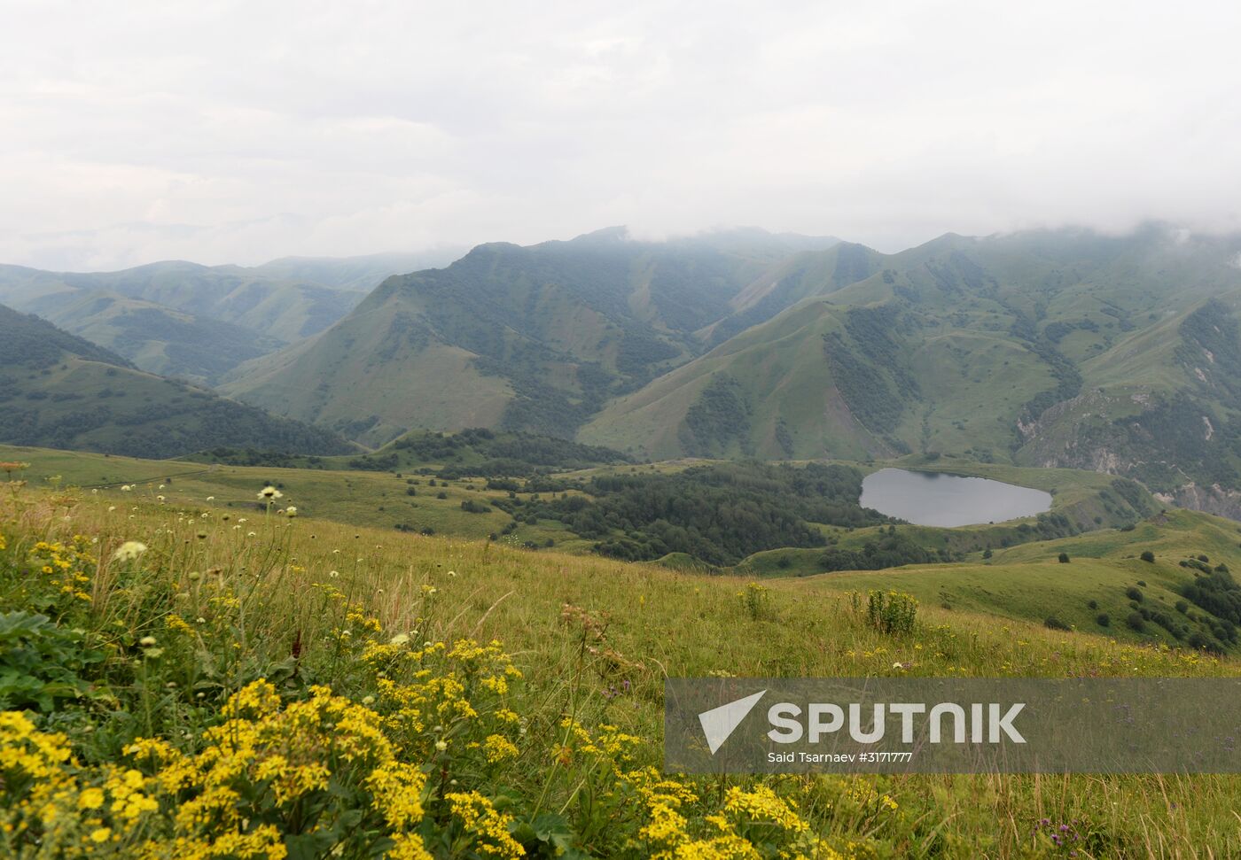 Mountainous areas in Chechnya