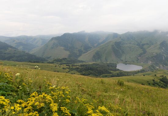 Mountainous areas in Chechnya