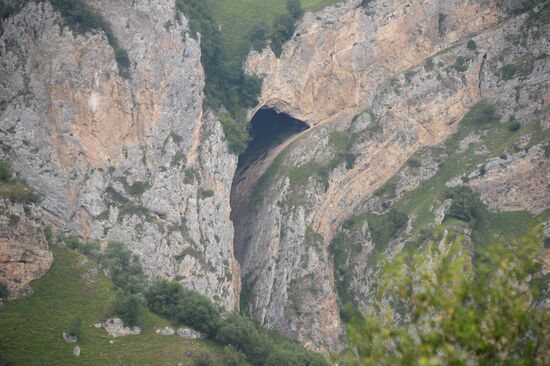 Mountainous areas in Chechnya
