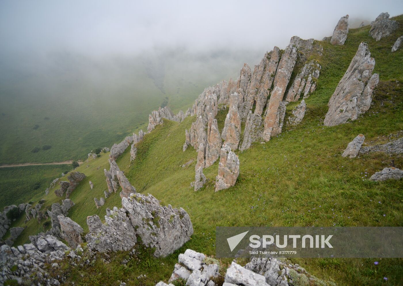 Mountainous areas in Chechnya