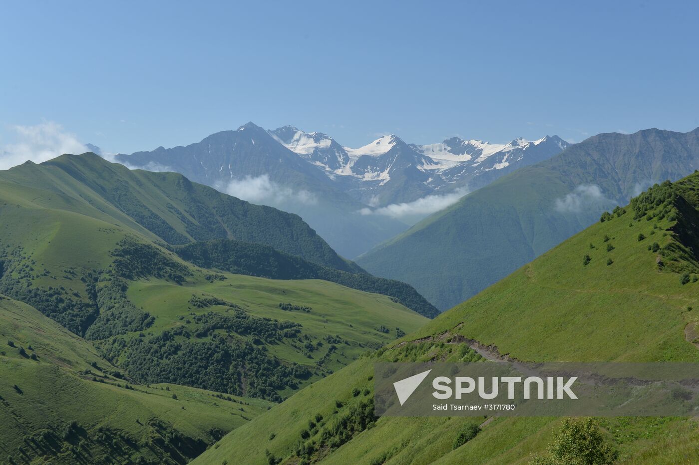 Mountainous areas in Chechnya
