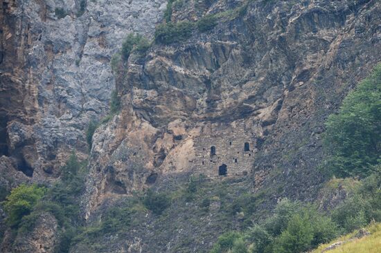 Mountainous areas in Chechnya