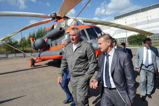 Russian Deputy Prime Minister Dmitry Rogozin visits Siberian Federal District