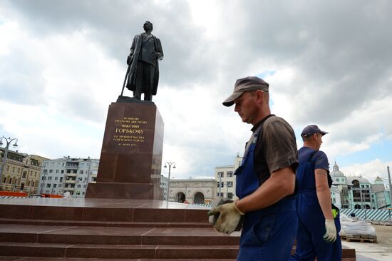 Reconstruction of Tverskoy Zastavy Square
