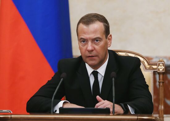 Russian Government meeting