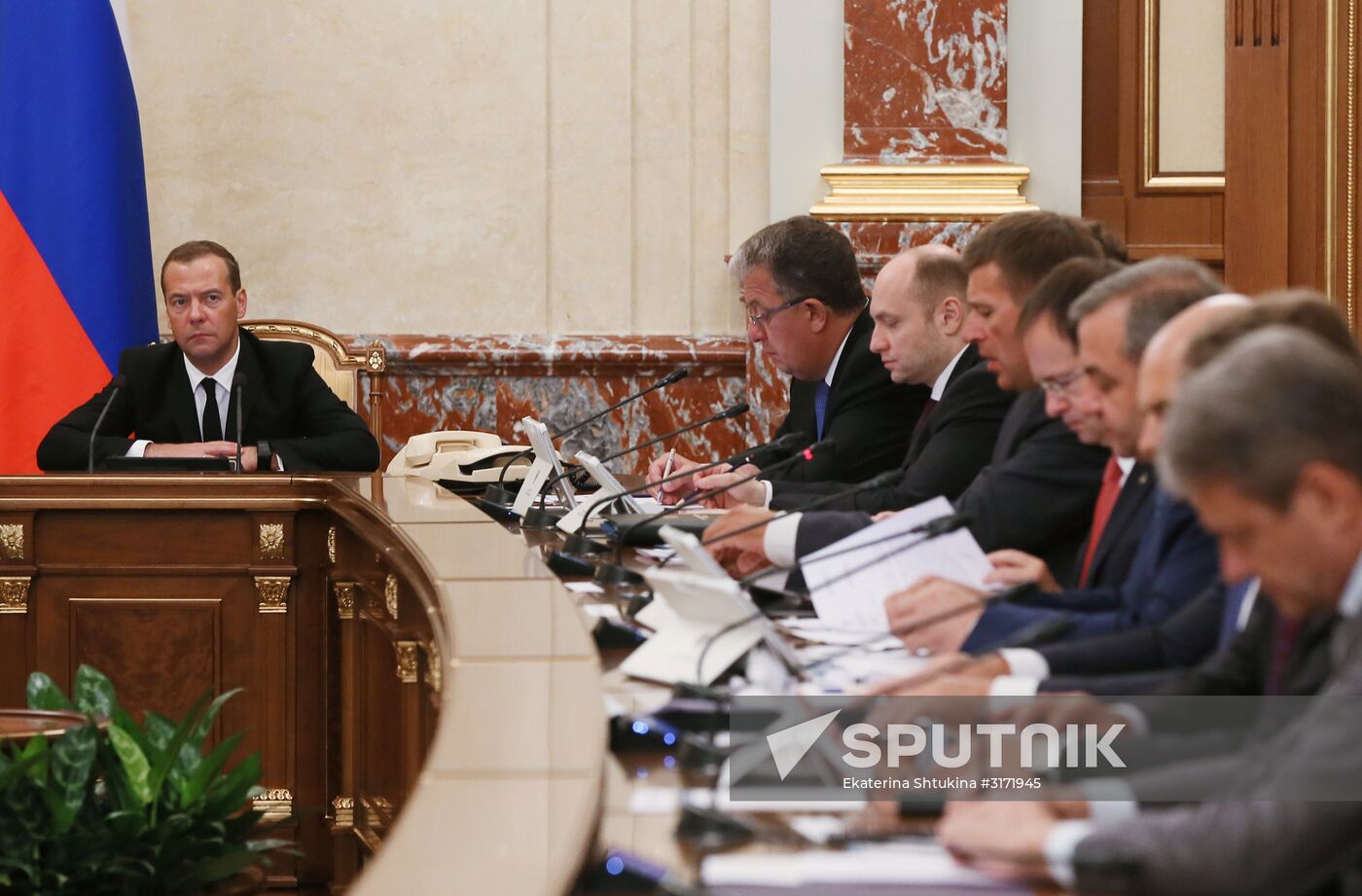Russian Government meeting.