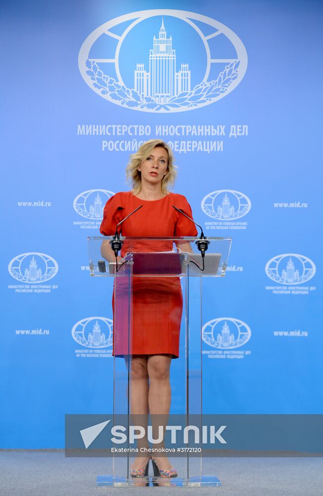 Briefing by Russian Foreign Ministry Spokesperson Maria Zakharova