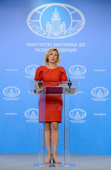 Briefing by Russian Foreign Ministry Spokesperson Maria Zakharova