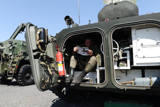 Military equipment is readied for International Military-Technical Forum ARMY-2017 in Rostov region