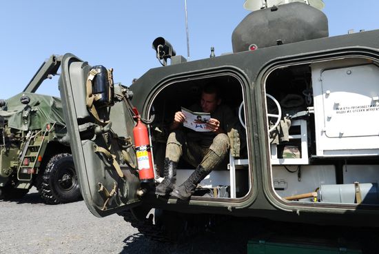 Military equipment is readied for International Military-Technical Forum ARMY-2017 in Rostov region
