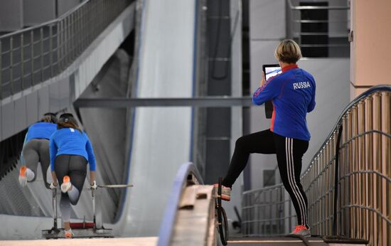 Doors open day of Russian Bobsleigh Federation