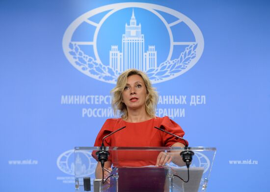 Briefing by Russian Foreign Ministry Spokesperson Maria Zakharova