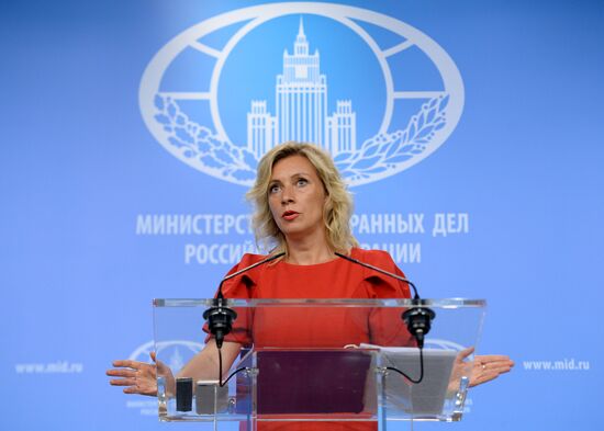 Briefing by Russian Foreign Ministry Spokesperson Maria Zakharova