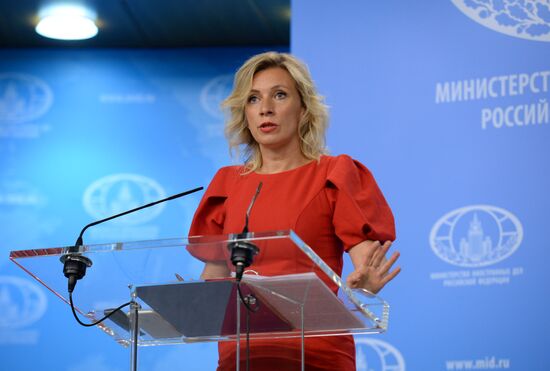 Briefing by Russian Foreign Ministry Spokesperson Maria Zakharova
