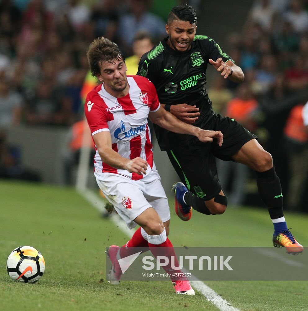 Football. UEFA Europa League. Krasnodar vs. Crvena Zvezda