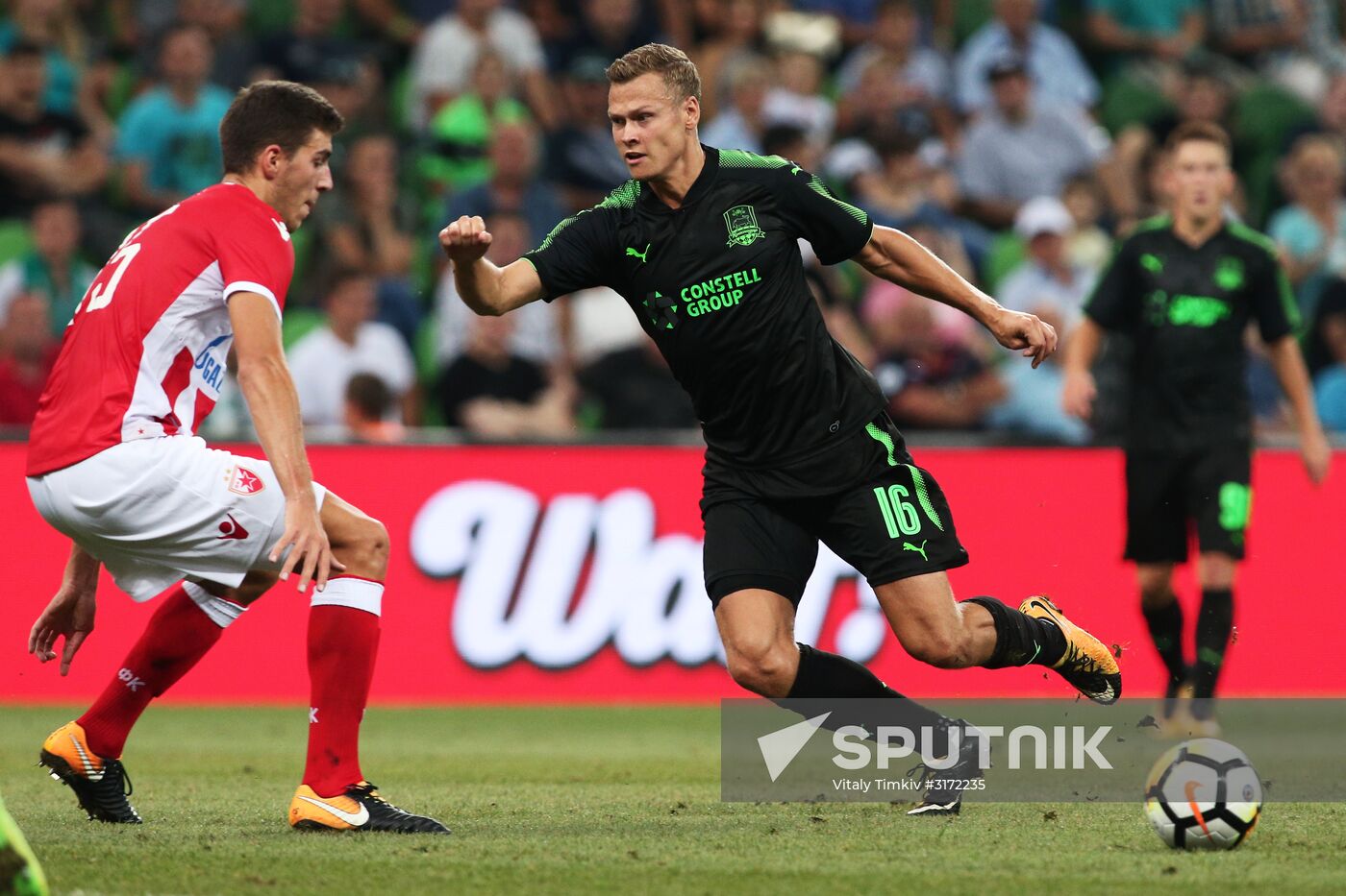 Football. UEFA Europa League. Krasnodar vs. Crvena Zvezda