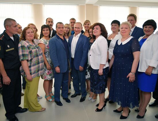 President Putin, Prime Minister Medvedev visit Sevastopol