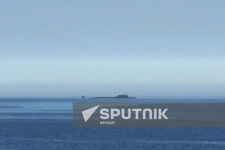 Northern Fleet's nuclear submarine Severodvinsk launches Kalibr cruise missile