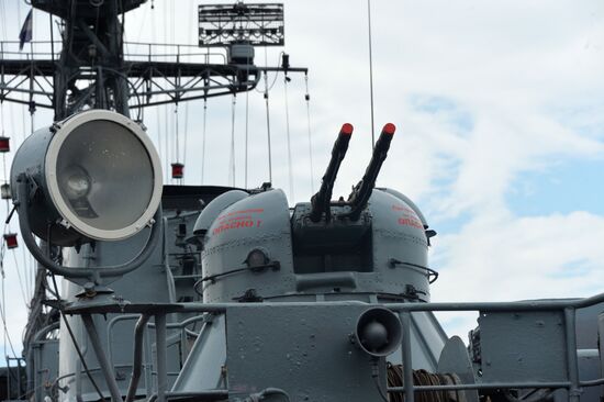 The Kovrovets ocean minesweeper of the Black Sea Fleet