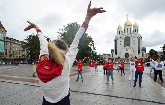 I Am Healthy campaign in Kaliningrad